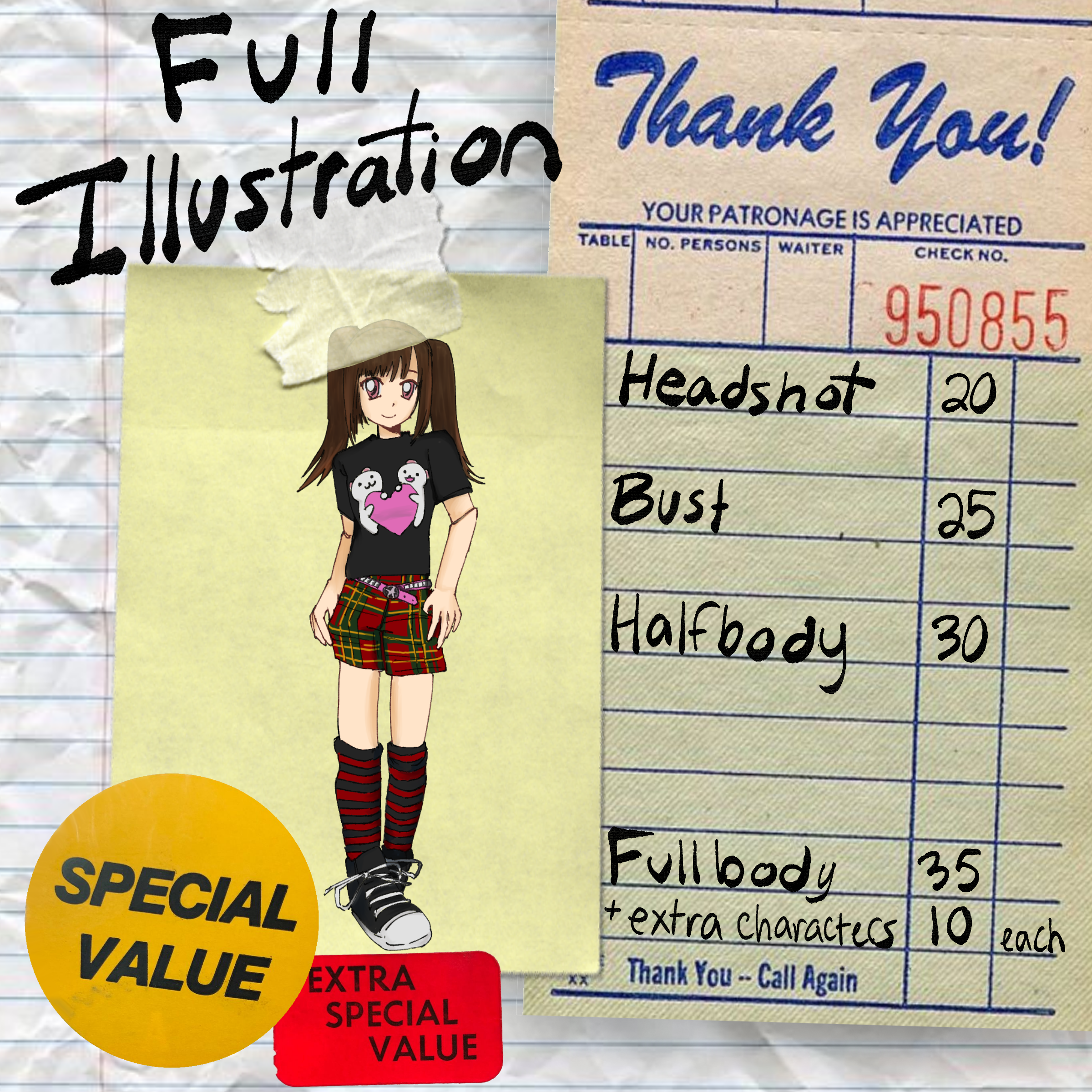 full illustration commission info